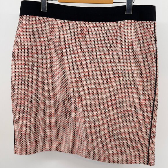 🧵Banana Republic Skirt Size14 Luxe Cotton Office Chic 90% cotton blend timeless - Picture 1 of 7